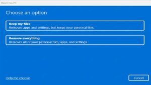how to factory reset windows 11